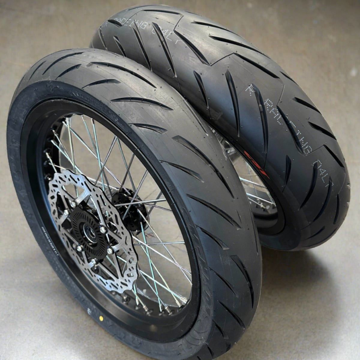 Sur-Ron Ultra Bee Supermoto Wheel Set 17" | Complete Front & Rear Wheels