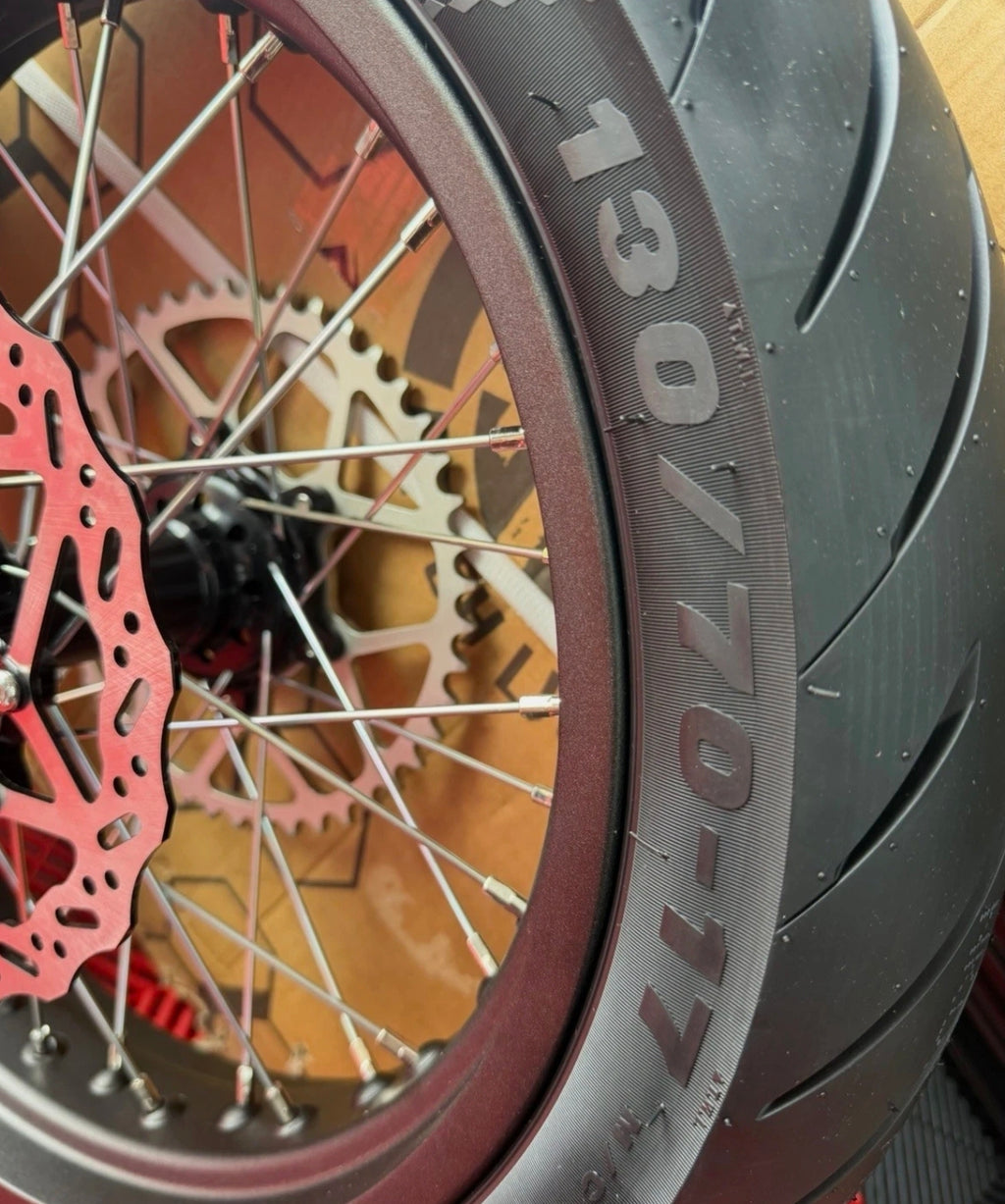 Sur-Ron Ultra Bee Supermoto Wheel Set 17" | Complete Front & Rear Wheels