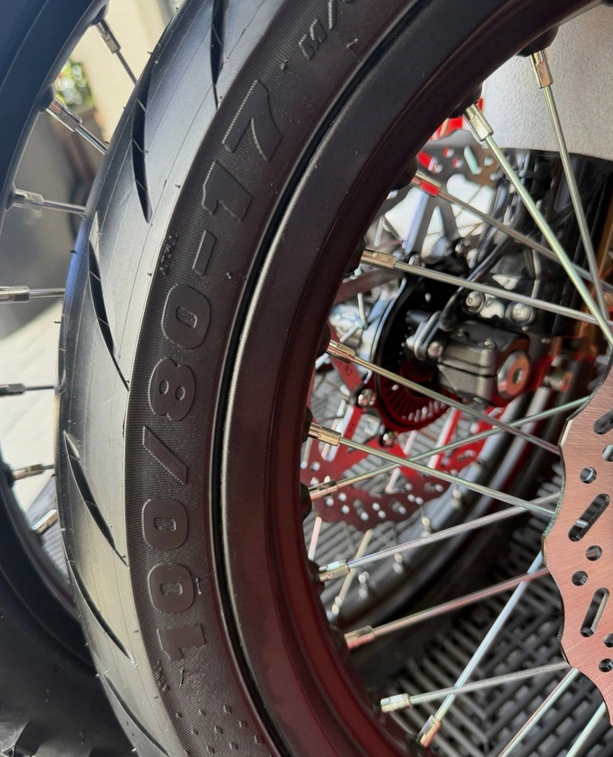 Sur-Ron Ultra Bee Supermoto Wheel Set 17" | Complete Front & Rear Wheels